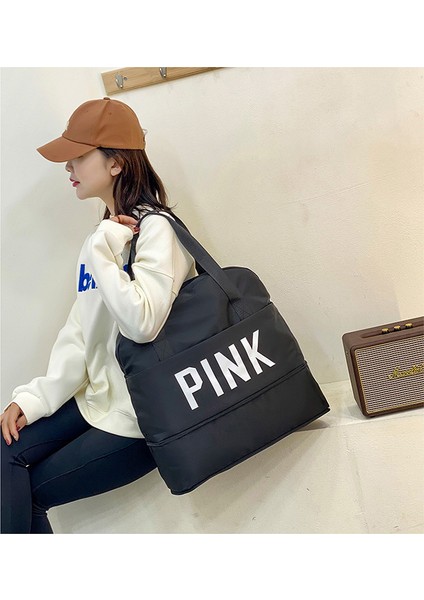 Büyük Kapasiteli Taşınabilir Seyahat Çantası Kadın Hafif Su Geçirmez Kısa Mesafe Iş Gezisi Biniş Çantası Erkek Islak ve Kuru Ayrı Yüzme Spor Çantası (Yurt Dışından) modelleri