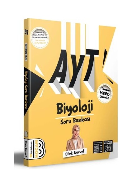 2024 AYT Biyoloji Tamamı Video Çözümlü Soru Bankası