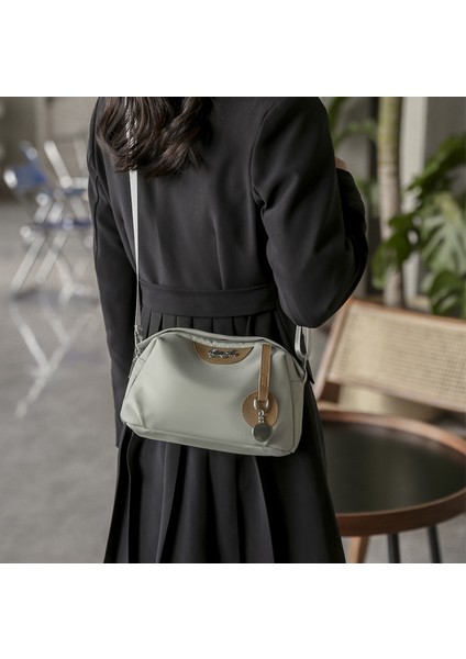 Naylon Oxford Kumaş Çanta Kadın 2023 Yeni Kore Moda Basit Omuz Çantası Hafif Rahat Messenger Çanta (Yurt Dışından) modelleri