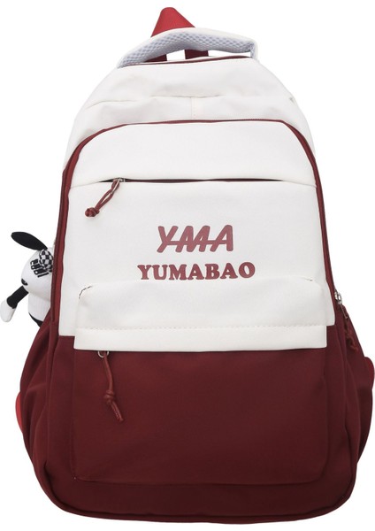 Okul Çantaları Kız Ortaokul Lise Üniversite Öğrencileri Büyük Kapasiteli Seyahat Sırt Çantası (Yurt Dışından)