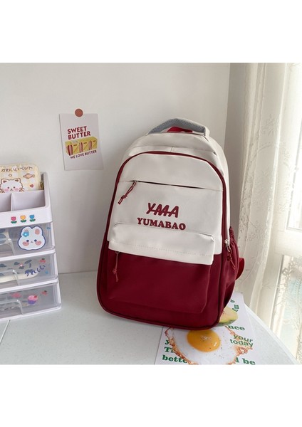 Okul Çantaları Kız Ortaokul Lise Üniversite Öğrencileri Büyük Kapasiteli Seyahat Sırt Çantası (Yurt Dışından) fiyatları