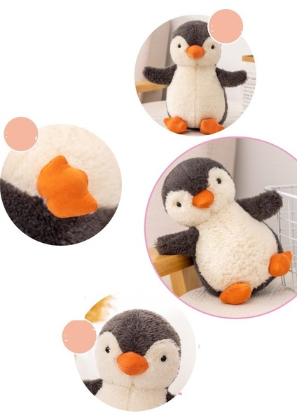 3 Parçalı Penguen Bebek Peluş Oyuncak Seti (Yurt Dışından)