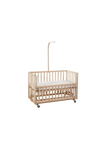 Doğal Ahşap Bebek Karyola 60X120 cm fırsatları