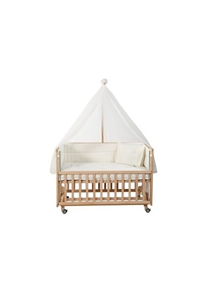 Doğal Ahşap Bebek Karyola 60X120 cm indirimleri