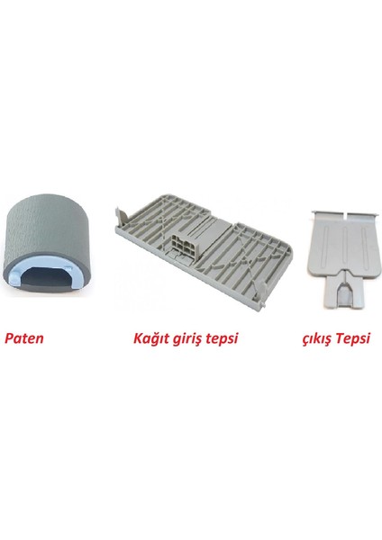 Hp P1102 Yazıcı Pateni+ Kağıt Çıkış Tepsi +Kağıt Giriş Tepsisi