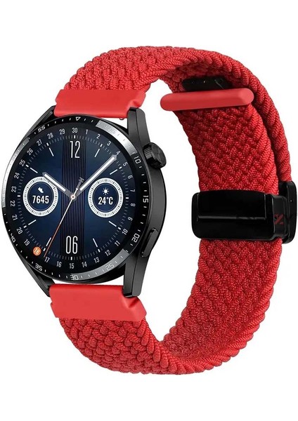 Samsung Gear S3 Frontier R760 – S3 Classic R770 22MM Fiberlink Manyetik Tokalı Örgü Kordon