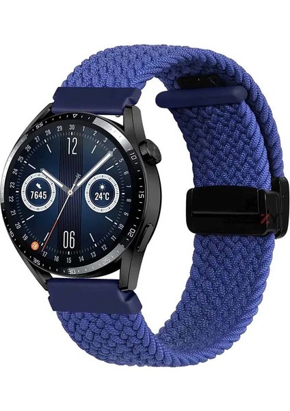 Samsung Gear S3 Frontier R760 – S3 Classic R770 22MM Fiberlink Manyetik Tokalı Örgü Kordon