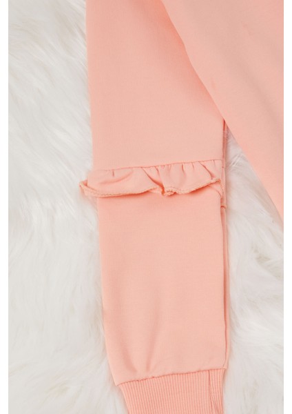 Somon Papatya Baskılı Kız Çocuk Sweatshirt 17014 fırsatları