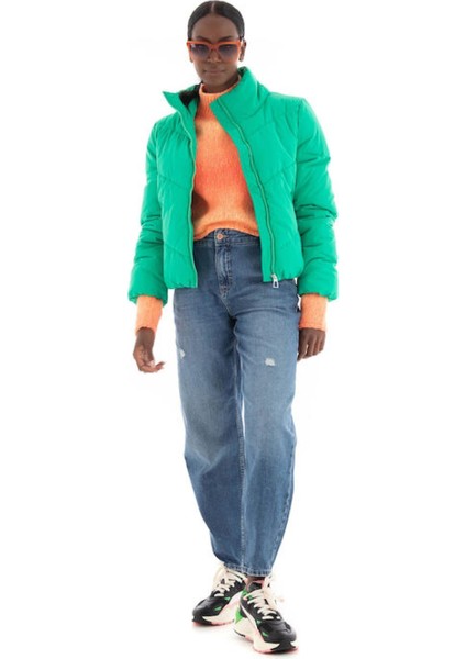 15304020-FW Onlmaggı Solıd Puffer cc Otw Kadın Şişme Mont modelleri