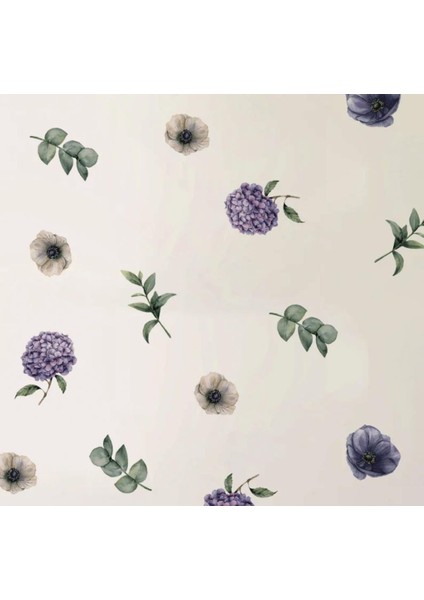 Botanik Yeşil Yapraklar, Boho Tarzı Duvar Duvar Dekorasyon Sticker fiyatları