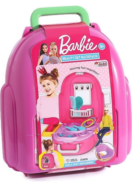 03838 Barbie Güzellik Seti Sırt Çantası -Dede