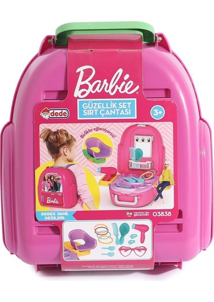 03838 Barbie Güzellik Seti Sırt Çantası -Dede