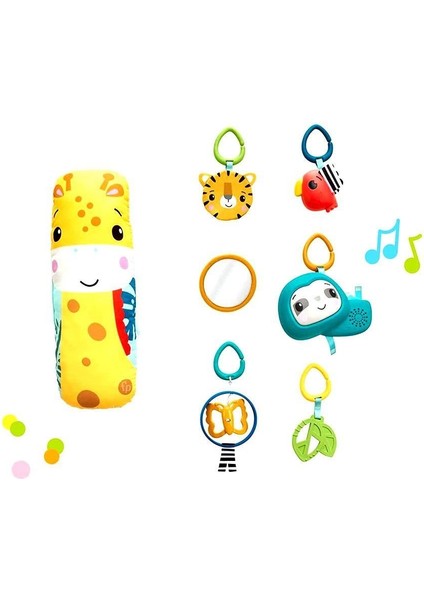 HJW08 Fisher Price 3ü1 Arada Yağmur Ormanı Jimnastik Merkezi