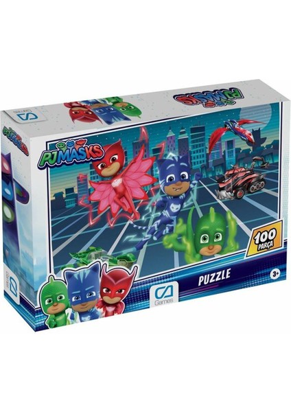 5194 CA100-5194 Pjmasks 100 Parça Puzzle-Ca Puzzle