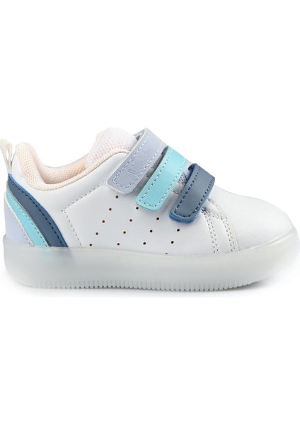 Sun Sneaker Beyaz Mavi Erkek Çocuk Işıklı Günlük Spor Ayakkabı fiyatları