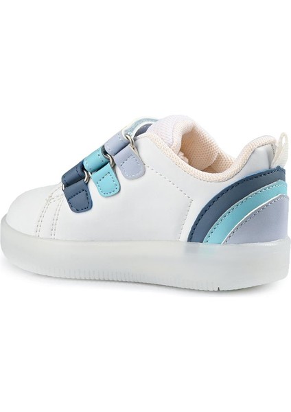 Sun Sneaker Beyaz Mavi Erkek Çocuk Işıklı Günlük Spor Ayakkabı fırsatları