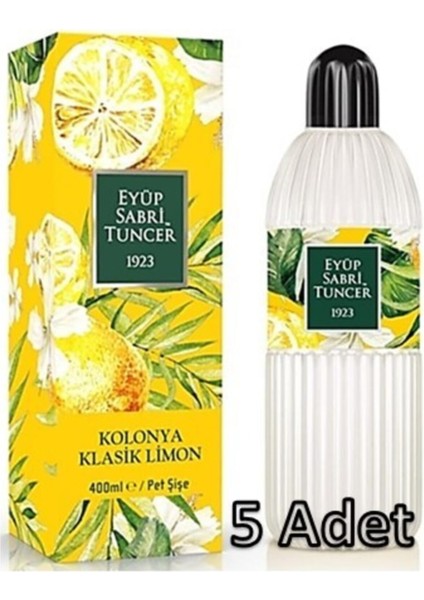 Klasik Limon Kolonyası 80 Derece Şişe 400MLX5 fiyatları