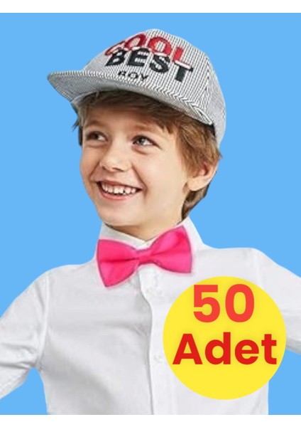 Erkek Çocuk Saten Papyon 50ADET