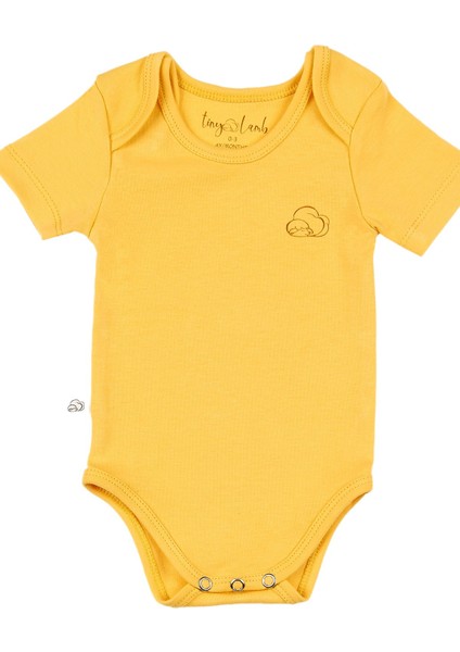 Rovigo 3 Parça Unisex Bebek Kısa Kollu Pamuk Bodysuit Takımı Yenidoğan ve Çocuk Hediye Seti