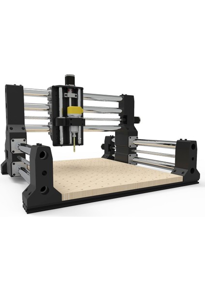 E-Sat M7 Model 50X50 cm Işlem Alanlı Masaüstü Cnc Router Ahşap Kesme ve Oyma Makinesi - 2/3 Boyutlu Imalat Için Bilgisayar Destekli Profosyonel Portable System