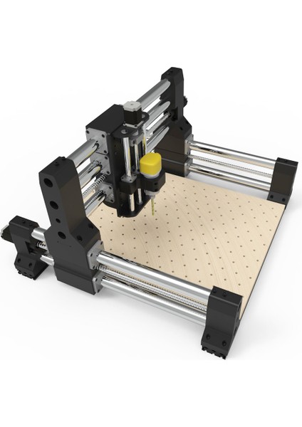 E-Sat M7 Model 50X50 cm Işlem Alanlı Masaüstü Cnc Router Ahşap Kesme ve Oyma Makinesi - 2/3 Boyutlu Imalat Için Bilgisayar Destekli Profosyonel Portable System