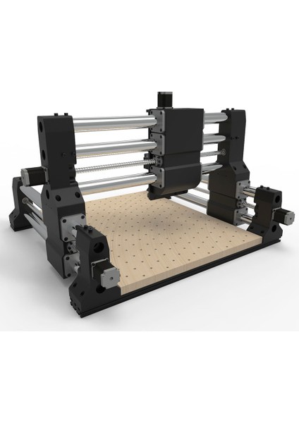 E-Sat M7 Model 50X50 cm Işlem Alanlı Masaüstü Cnc Router Ahşap Kesme ve Oyma Makinesi - 2/3 Boyutlu Imalat Için Bilgisayar Destekli Profosyonel Portable System