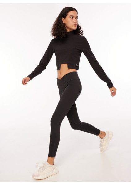 Siyah Kadın Tayt HT4937 Wor Basic Tight