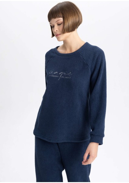 Fall in Love Regular Fit Uzun Kollu Pijama Takımı A3374AX23WN