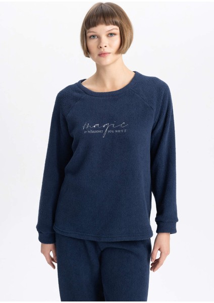 Fall in Love Regular Fit Uzun Kollu Pijama Takımı A3374AX23WN