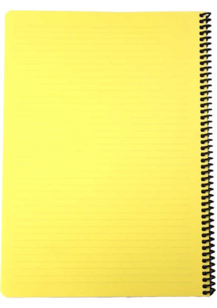 Mynote A4 72 Yaprak Spiralli Plastik Kapak Defter Pastel