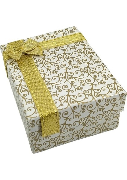 Simli Kurdelelli Özel Desenli Set Kolye Hediye Kutusu 24Lü