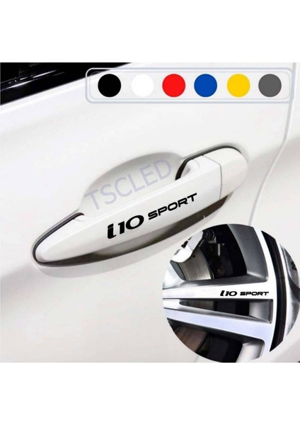 I10 Için Kapı Kolu ve Jant Sticker Yazı 211