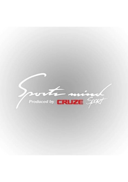 Cruze Sports Mind Oto Sticker 30 cm x 11 cm Yazı 52