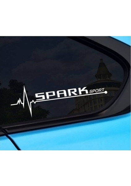 Spark Yan Cam Sticker Oto Kapı Çıkartma Tuning Oto 20 cm x 7 cm Yazı 59