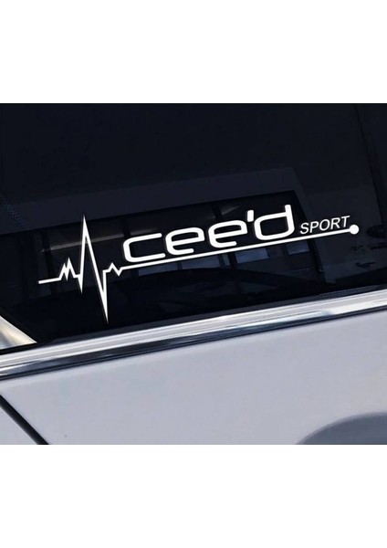 Ceeds Yan Cam Sticker Oto Kapı Çıkartma Tuning Oto 20 cm x 7 cm Yazı 243