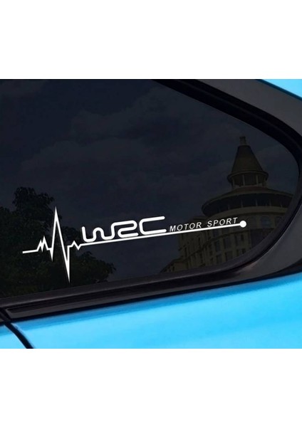 W Rc Yan Cam Sticker Oto Kapı Çıkartma Tuning Oto 20 cm x 7 cm Yazı 552