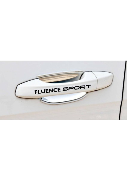 Fluence Sport Kapı Kolu ve Jant Sticker Seti 8 Adet Yazı 388