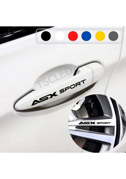Asx Için Kapı Kolu ve Jant Sticker Yazı 286