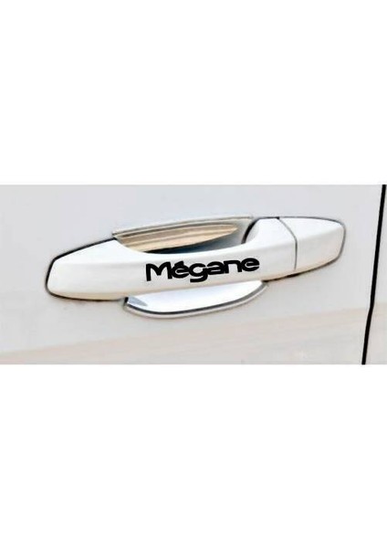 Megane Kapı Kolu ve Jant Sticker Seti 8 Adet Yazı 401