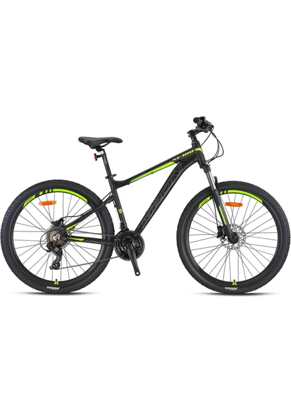 XC100 - 27.5" Mtb Erkek - H.disk 17inç Mat Siyah Gri Neon Sarı 2023