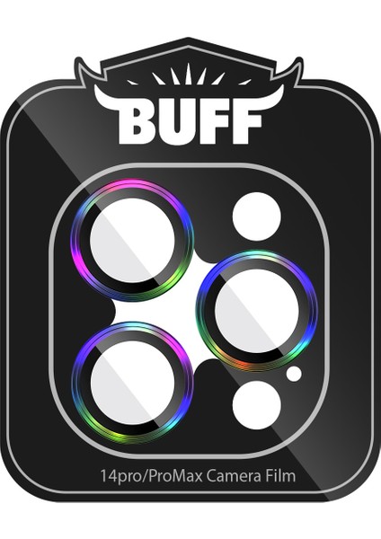 Buff iPhone 15 Pro Max / 15 Pro Kamera Metal Lens Koruyucu Colorful fiyatları