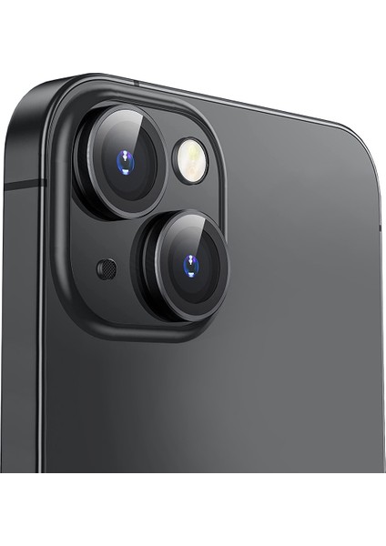 Buff iPhone 15 / 15 Plus Kamera Metal Lens Koruyucu Black modelleri