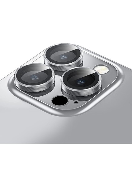 Buff iPhone 15 Pro Max / 15 Pro Kamera Metal Lens Koruyucu Silver fırsatları