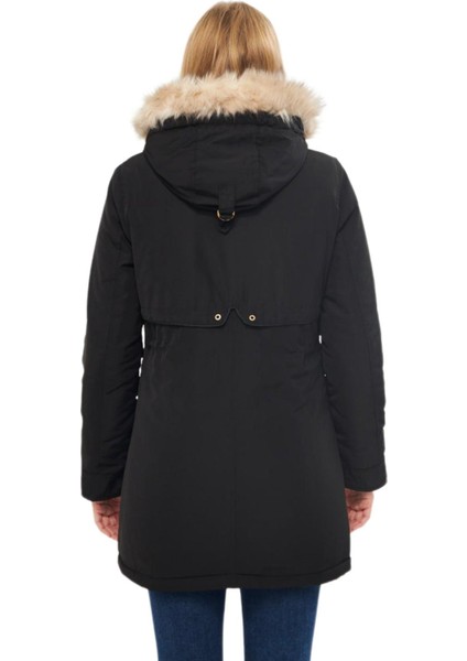 Kadın Büyük Beden Spor Kapüşonlu Mont M5565 BGL-ST03224 indirimleri