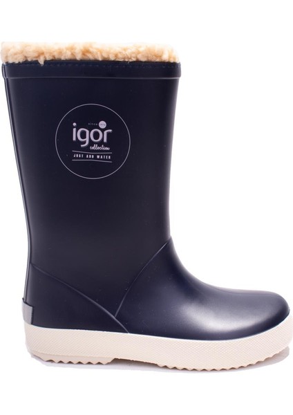 W10207 Splash Nautico Borreguito Lacivert Ortopedik Kürklü Erkek Çocuk Yağmur Çizme fiyatları