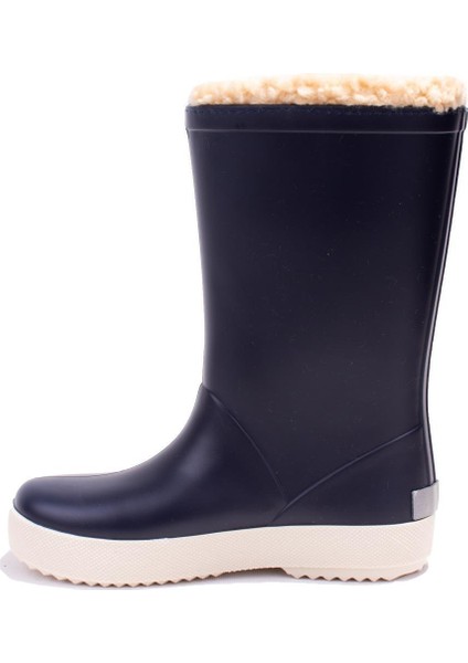 W10207 Splash Nautico Borreguito Lacivert Ortopedik Kürklü Erkek Çocuk Yağmur Çizme modelleri