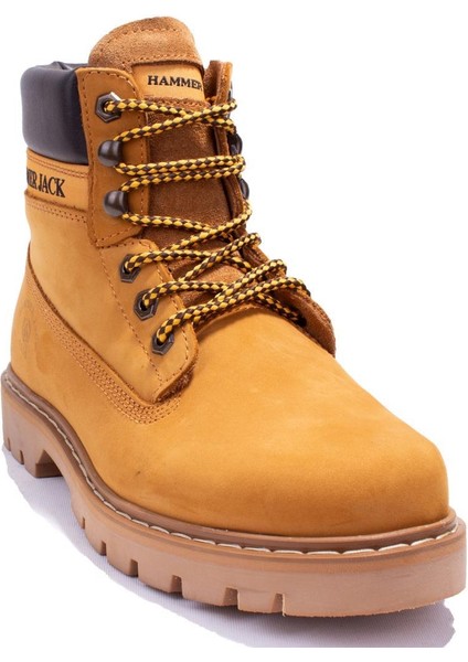 10216600 Sarı Ortopedik Günlük Unisex Deri Bot