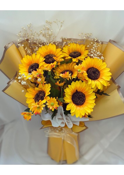 Sevgiliye hediye Ayçiçeği Buketi papatya Çiçek Buketi sevgiliye Hediye doğum Günü isteme Çiçeği yapay Çiçek ayçiçeği fiyatları