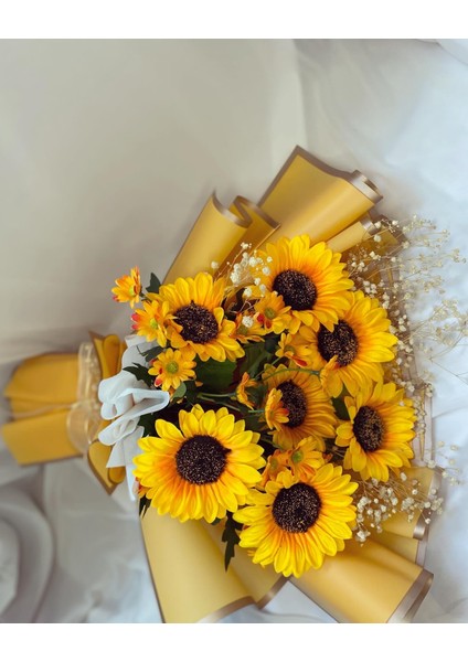 Sevgiliye hediye Ayçiçeği Buketi papatya Çiçek Buketi sevgiliye Hediye doğum Günü isteme Çiçeği yapay Çiçek ayçiçeği modelleri