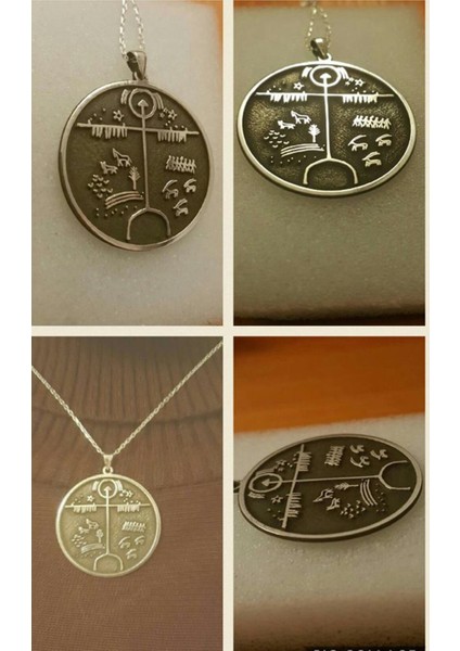 Şaman Kam Davulu Indirme 925 Ayar Gümüş Sevgiliye,anneye,arkadaşa Hediye Kolye